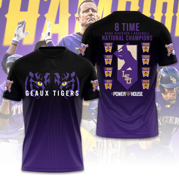 LSU Tigers Baseball 3D Apparel - GNE 3902