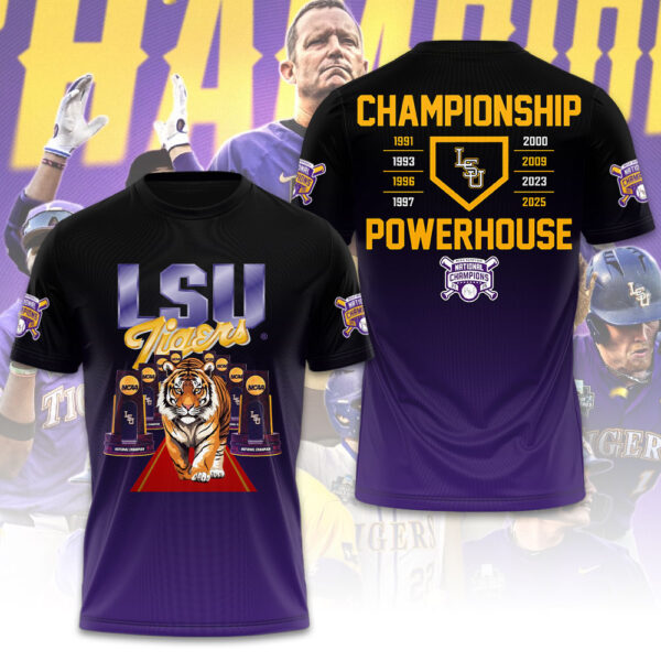 LSU Tigers Baseball 3D Apparel - GNE 3909