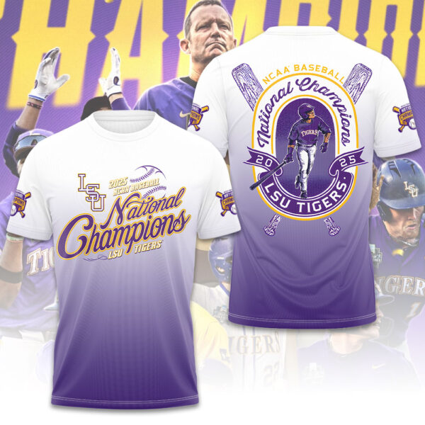 LSU Tigers Baseball 3D Apparel - GNE 3910