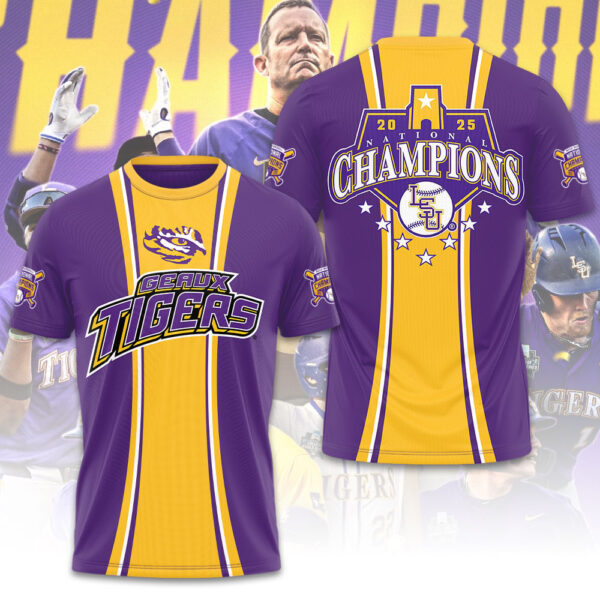 LSU Tigers Baseball 3D Apparel - GNE 3932