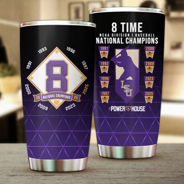 LSU Tigers Baseball Tumbler Cup - GNE 3911