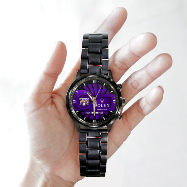 LSU Tigers Baseball x Rolex Black Stainless Steel Watch - MAITM 12012
