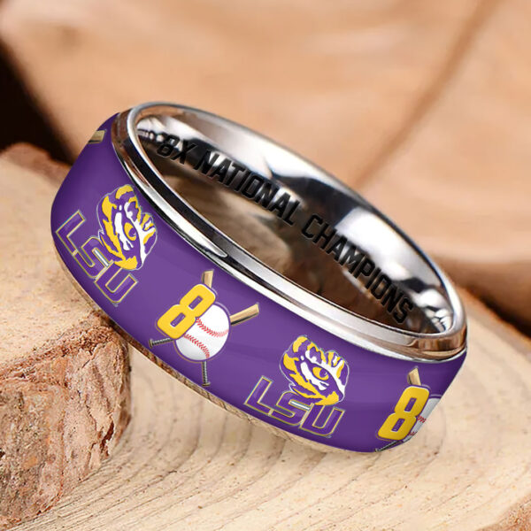 LSU Tigers Baseball Custom Alloy Ring - HOATT 11539