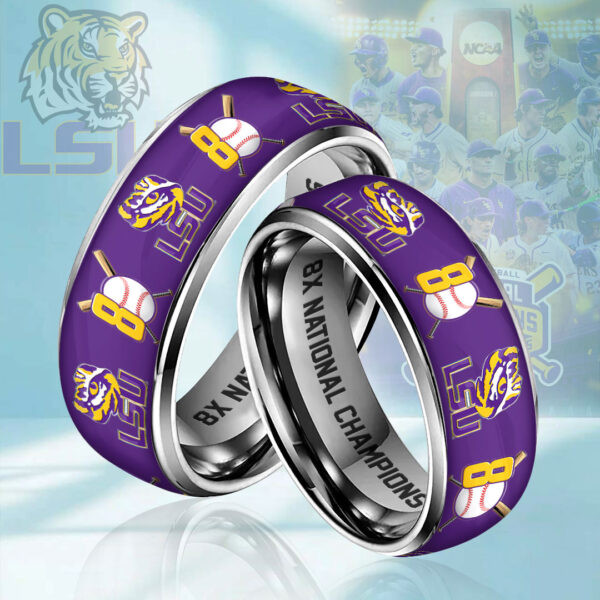 LSU Tigers Baseball Custom Alloy Ring - HOATT 11539