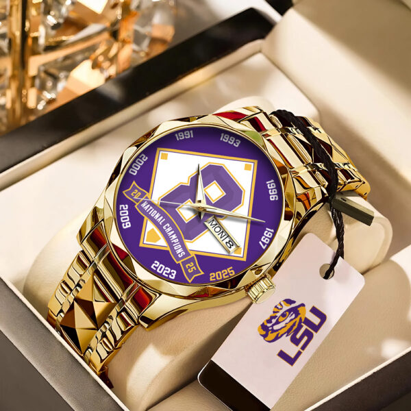 LSU Tigers Baseball Alloy Luxury Quartz Watch - TANTN 14099
