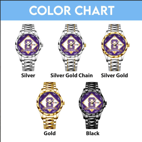 LSU Tigers Baseball Alloy Luxury Quartz Watch - TANTN 14099