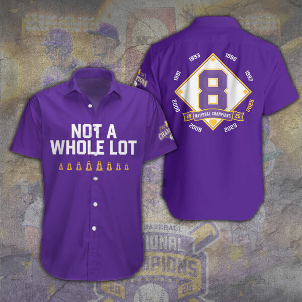 LSU Tigers Baseball Short Sleeve Dress Shirt – TANTN 14095.1