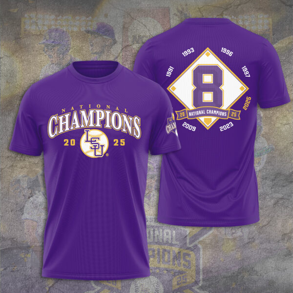 LSU Tigers Baseball 3D Apparel - TANTN 14216