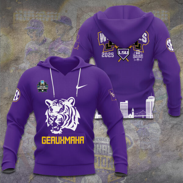 LSU Tigers Baseball 3D Apparel - TANTN 14365