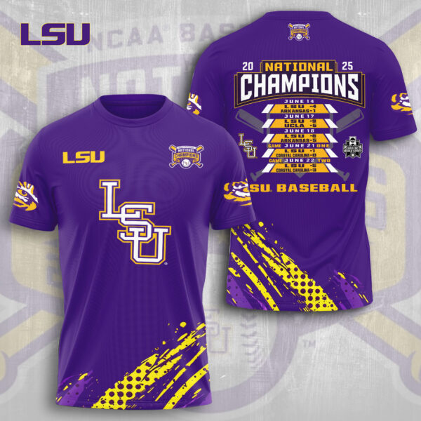 LSU Tigers Baseball 3D Apparel - GNE 3854