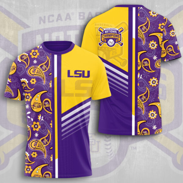 LSU Tigers Baseball 3D Apparel - GNE 3862