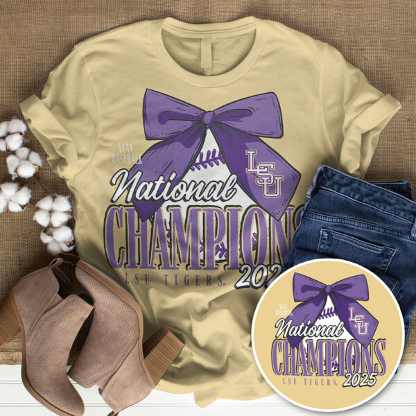 LSU Tigers Baseball 3D T-Shirt - GNE 3905