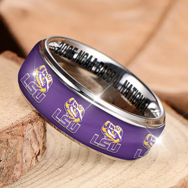 LSU Tigers Baseball Custom Alloy Ring - TANTN 14085