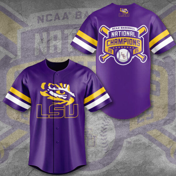 LSU Tigers Baseball Baseball Jersey - GNE 3845