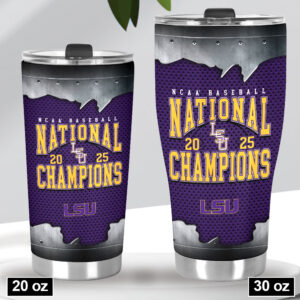 LSU Tigers Baseball Tumbler Cup - GNE 3915