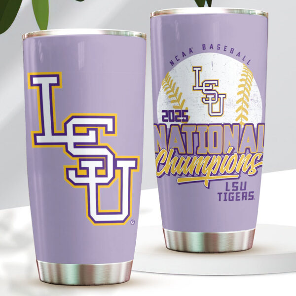 LSU Tigers Baseball Tumbler Cup - GNE 3936
