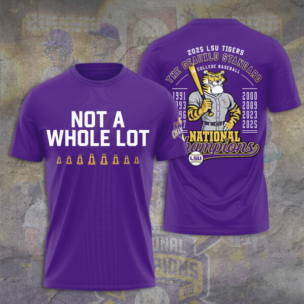 LSU Tigers Baseball 3D Apparel - TANTN 14682