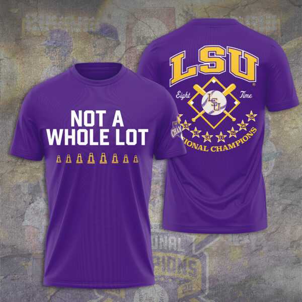LSU Tigers Baseball 3D Apparel - TANTN 14683