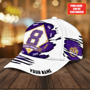 Personalized LSU Tigers Baseball Classic Cap - TANTN 14102