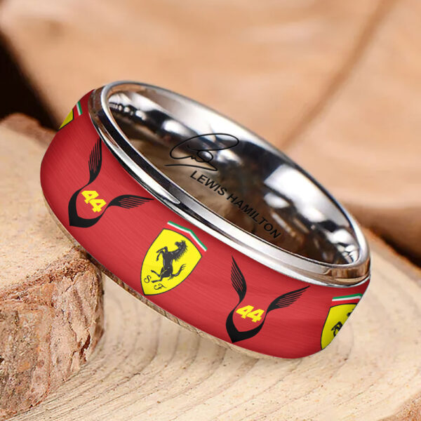 Scuderia Ferrari x Lewis Hamilton Custom Alloy Ring - MAITM 11995