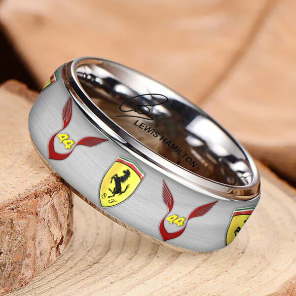 Scuderia Ferrari x Lewis Hamilton Custom Alloy Ring - MAITM 12011