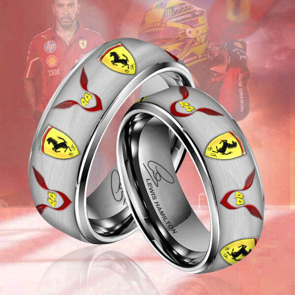 Scuderia Ferrari x Lewis Hamilton Custom Alloy Ring - MAITM 12011