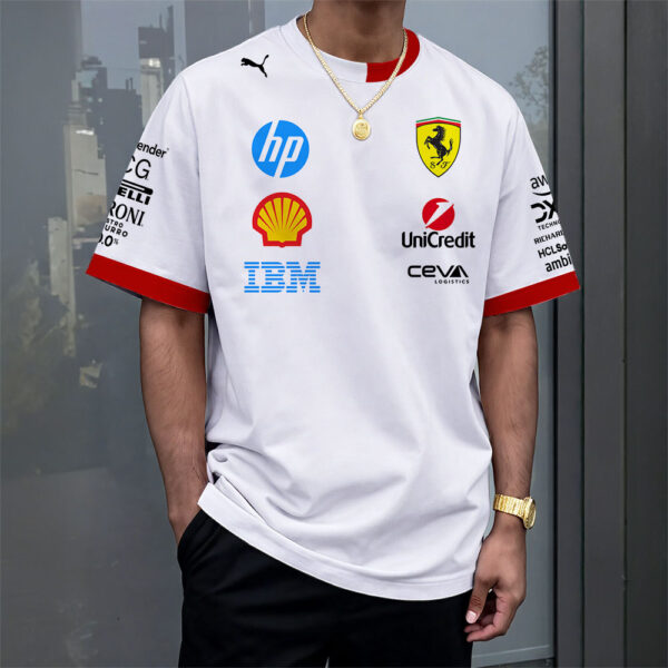 Scuderia Ferrari x Lewis Hamilton 3D T-Shirt - MAITM 12005
