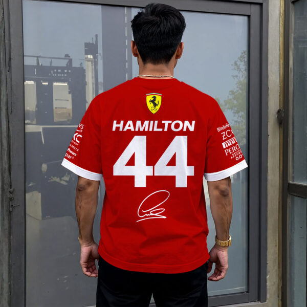 Scuderia Ferrari x Lewis Hamilton 3D T-Shirt - MAITM 12006