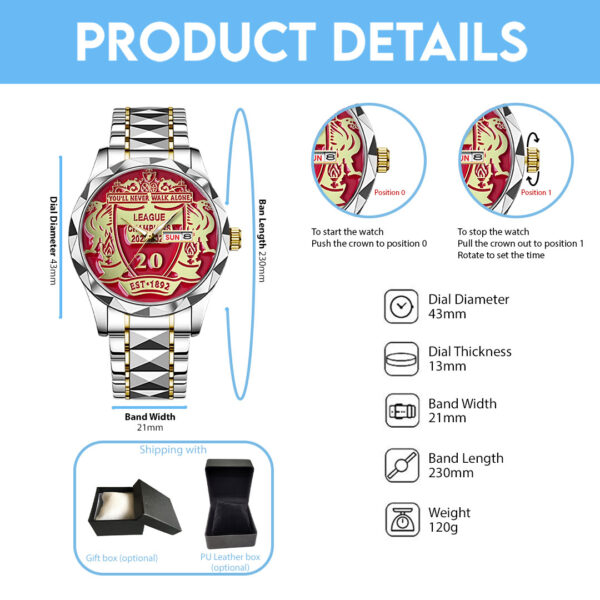 Liverpool FC Alloy Luxury Quartz Watch - TANTN 14823
