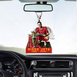 Liverpool FC x Diogo Jota Custom Shape 1-sided Acrylic Car Ornament - MAITM 11996