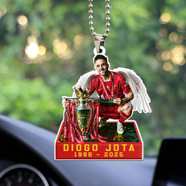 Liverpool FC x Diogo Jota Custom Shape 1-sided Acrylic Car Ornament - MAITM 11996