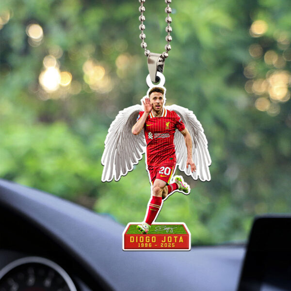 Liverpool FC x Diogo Jota Custom Shape 1-sided Acrylic Car Ornament - MAITM 11991