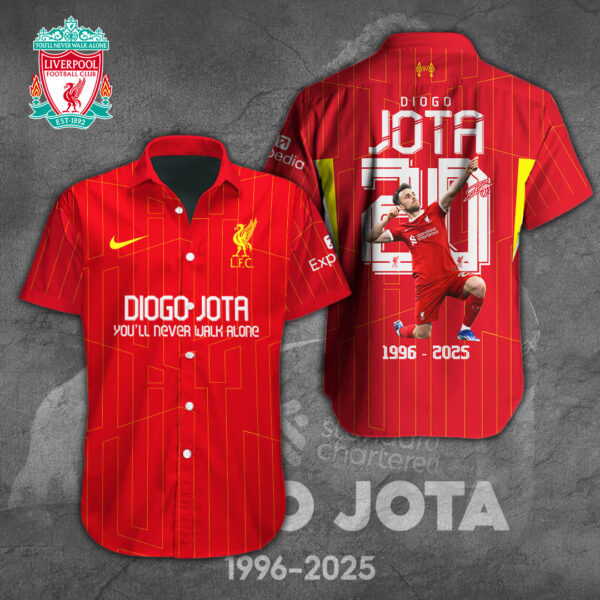 Liverpool FC x Diogo Jota Short Sleeve Dress Shirt – TANTN 14172.1