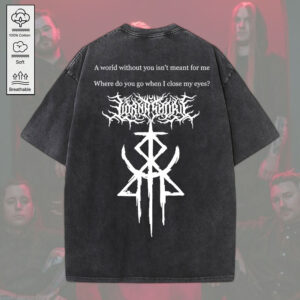 Lorna Shore 2D Acid Washed Cotton Shirt - MEDIA 137