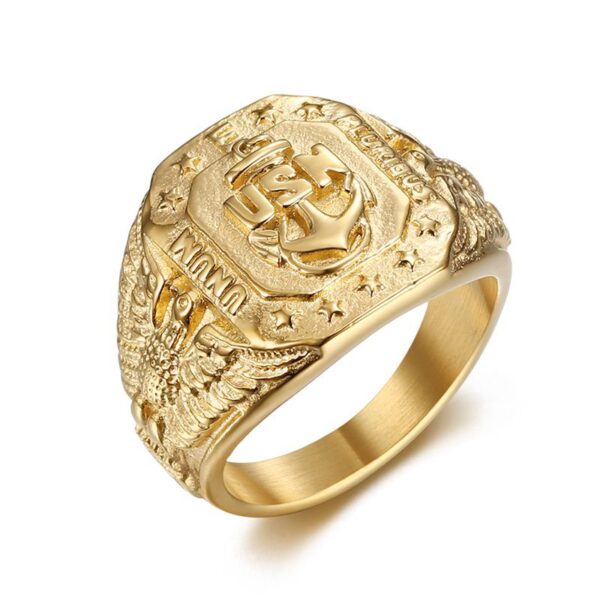 US Navy Stainless Steel Ring - MAITM DROP135