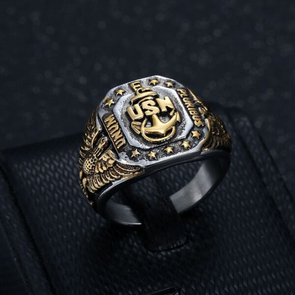 US Navy Stainless Steel Ring - MAITM DROP135