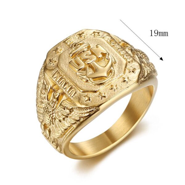 US Navy Stainless Steel Ring - MAITM DROP135
