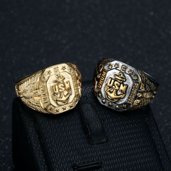 US Navy Stainless Steel Ring - MAITM DROP135