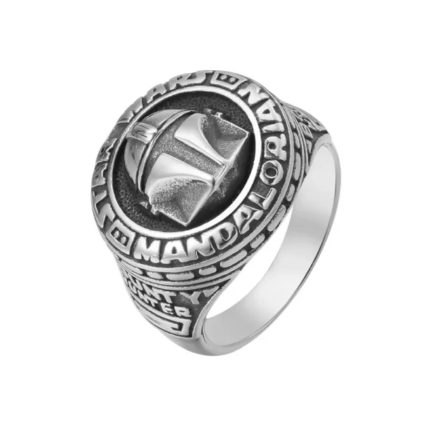 Star Wars Mandalorian Stainless Steel Ring - MAITM DROP136