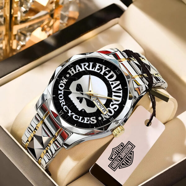 Harley Davidson Alloy Luxury Quartz Watch - GNE 3815