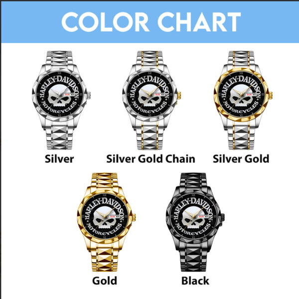 Harley Davidson Alloy Luxury Quartz Watch - GNE 3815