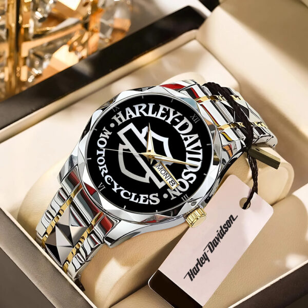 Harley Davidson Alloy Luxury Quartz Watch - GNE 3903