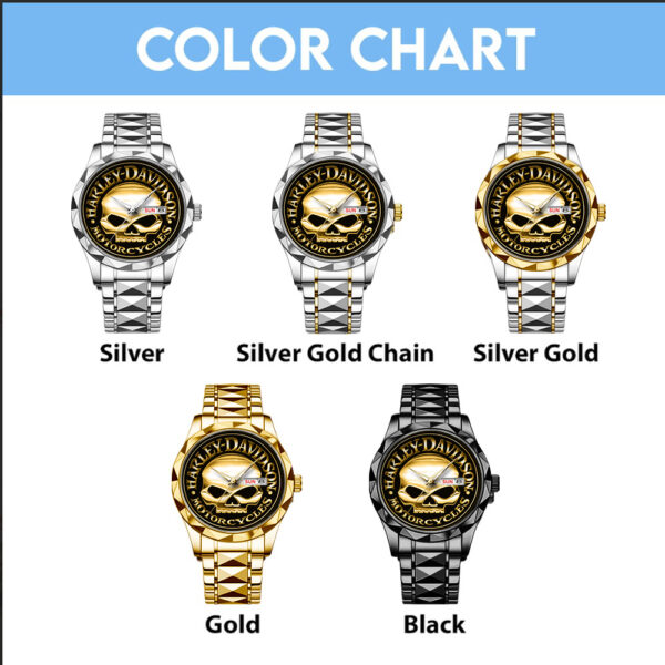 Harley Davidson Alloy Luxury Quartz Watch - GNE 3904