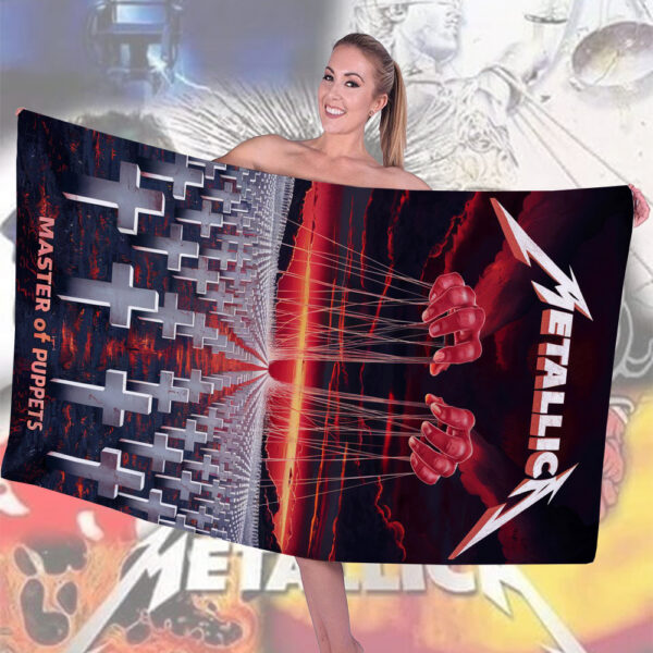 MET Band Rectangle Beach Towel - HOATT 11946