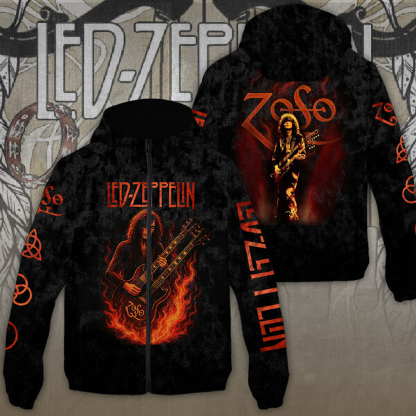 Led Zeppelin 3D Windbreaker Jacket - NGHIAVT 2672.6