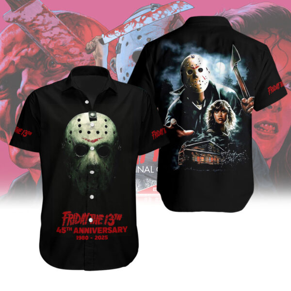 Friday the 13th Short Sleeve Dress Shirt – NGHIAVT 2940.7