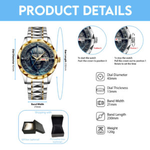 IRMA Alloy Luxury Quartz Watch - NGHIAVT 2958