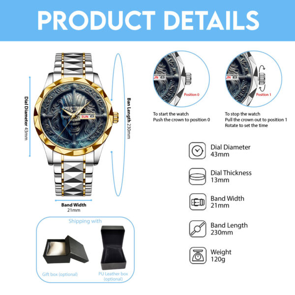 IRMA Alloy Luxury Quartz Watch - NGHIAVT 2958