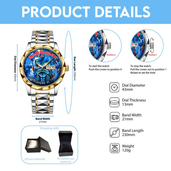 IRMA Alloy Luxury Quartz Watch - NGHIAVT 2962