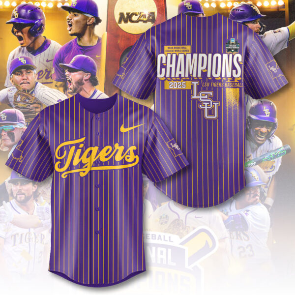 LSU Tigers Baseball Baseball Jersey - NGHIAVT 2972